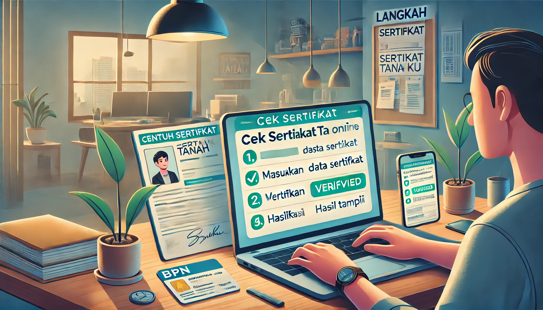 Cara Praktis Cek Sertifikat Tanah Online Tanpa ke Kantor BPN